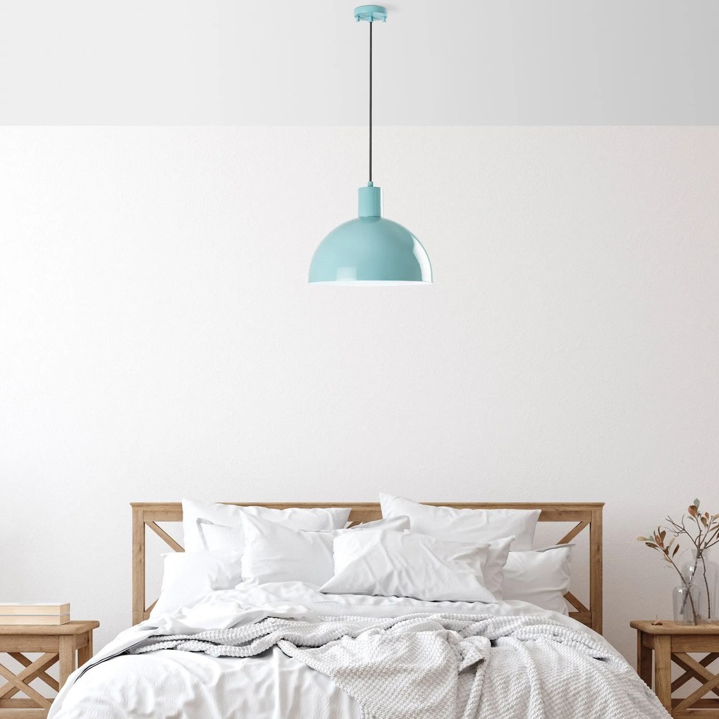 Candeeiro de Teto Kure – Turquesa – Ø30 h:23 cm