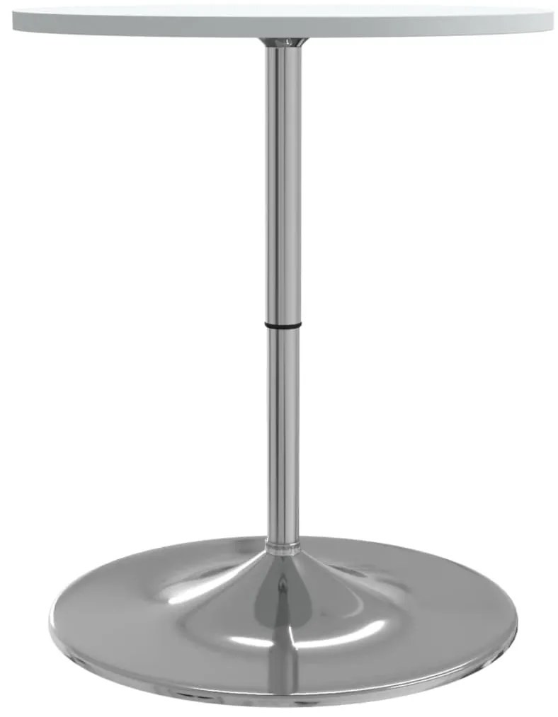 Mesa de bar 60x60x90 cm derivados de madeira/aço cromado branco