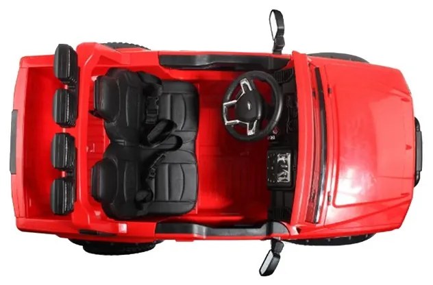 Carro elétrico para Crianças 2 Lugares Ford Super Duty 24V Vermelho