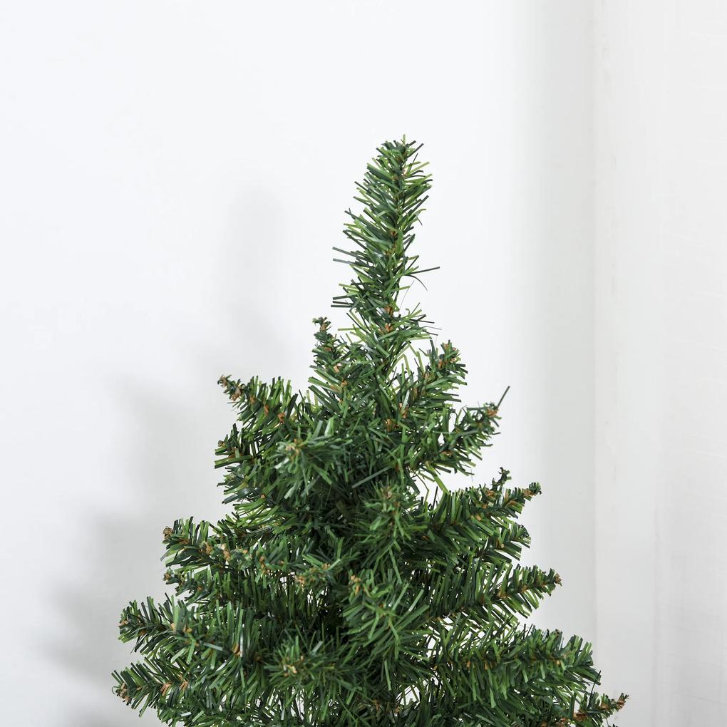 Árvore de mesa de Natal Artificial de 60cm com base de pano de 70 pontas Mini Ornamentos 35 x 60cm