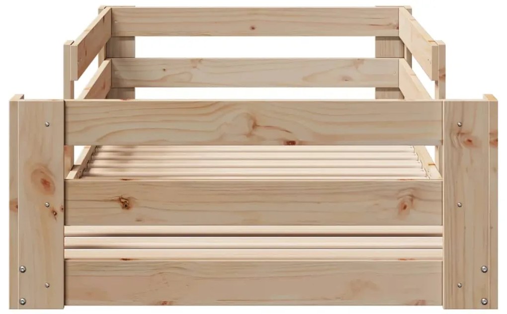Cama sem colchão 80x160 cm pinho de madeira maciça