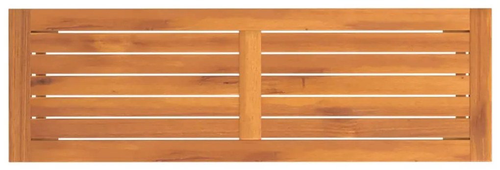 Banco de jardim 110x35x45 cm madeira de acácia maciça