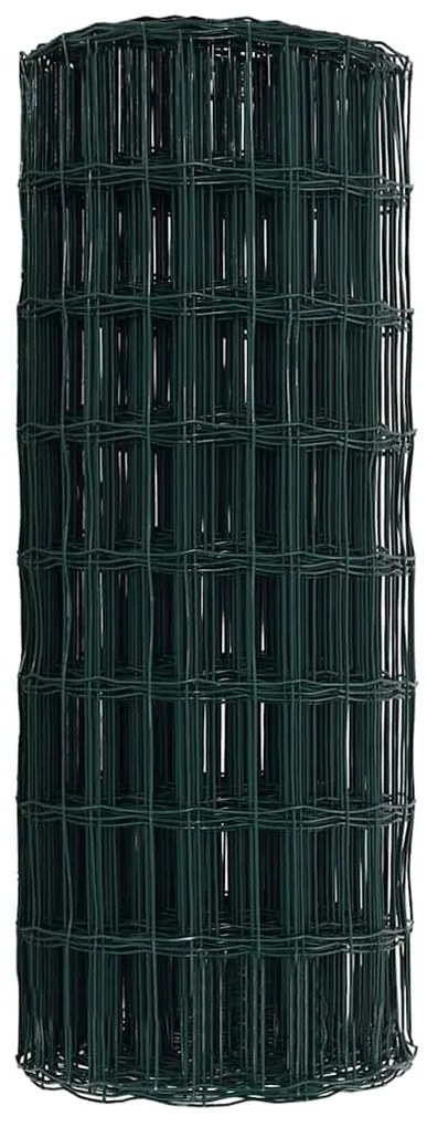 Cerca Euro Verde 0,4x10 m Aço