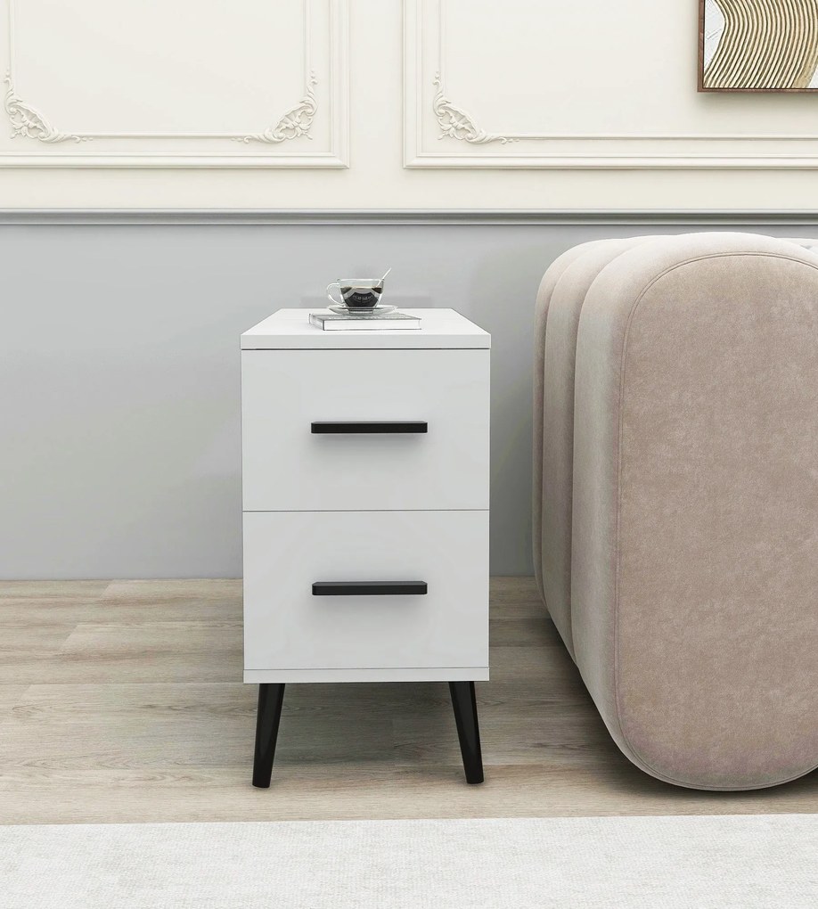 Mesa de Apoio Island – Branco – 30x80x80 cm