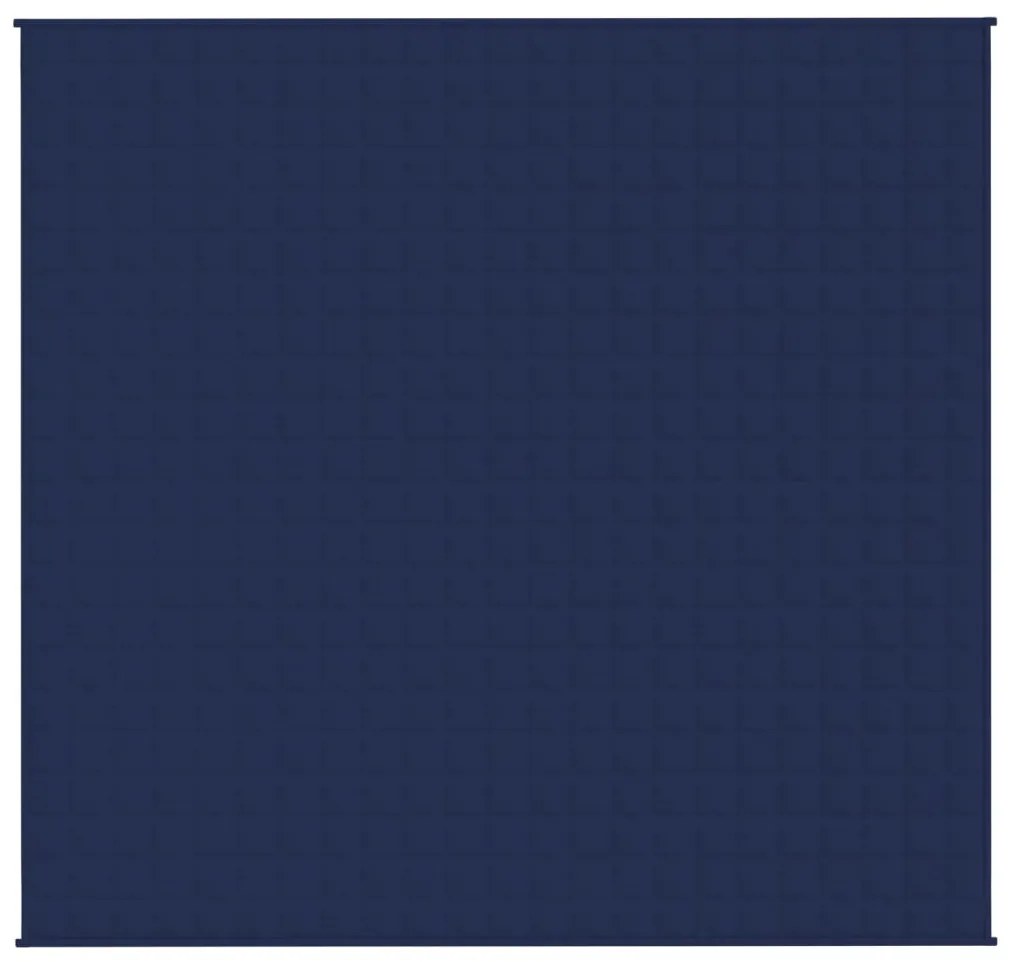 Manta pesada 15 kg 220x240 cm tecido azul