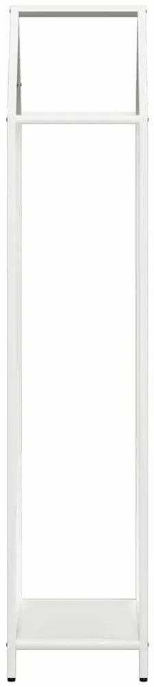 Suporte para lenha 40x25x120 cm aço laminado a frio branco