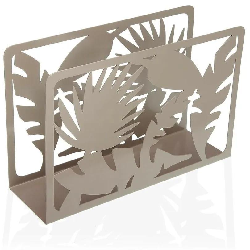 Porta-revistas Versa Roxanne Cinzento Metal Ferro (10 x 20 x 30 cm)