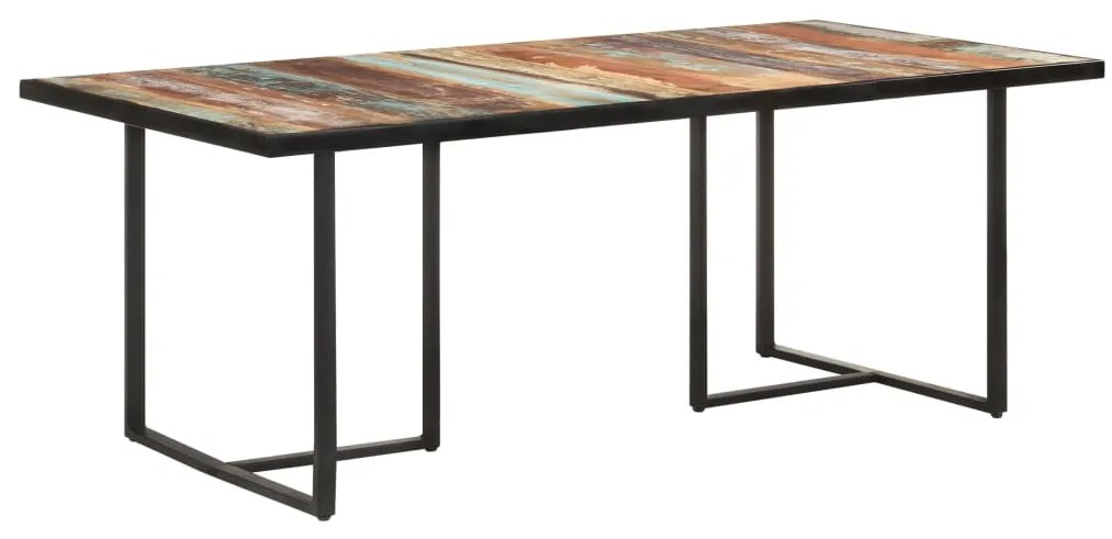 Mesa de jantar 200 cm madeira recuperada maciça