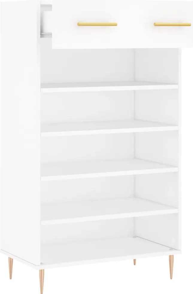 Sapateira 60x35x105 cm derivados de madeira branco