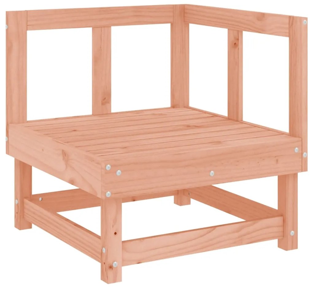 5 pcs conjunto lounge de jardim madeira de douglas maciça