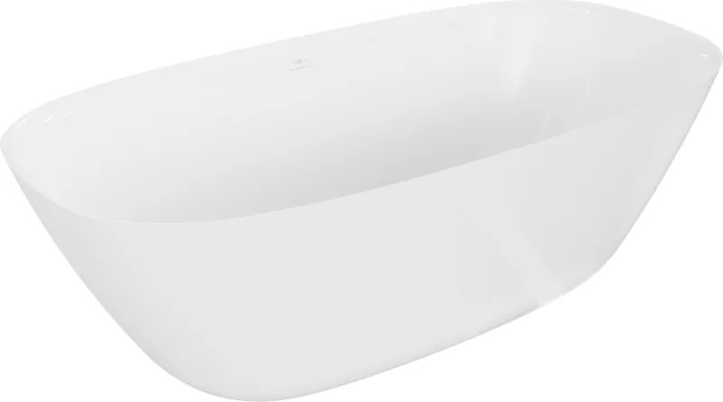 Mexen Como banheira independente de conglomerado 170 x 82 cm, branco brilho - 57311708210