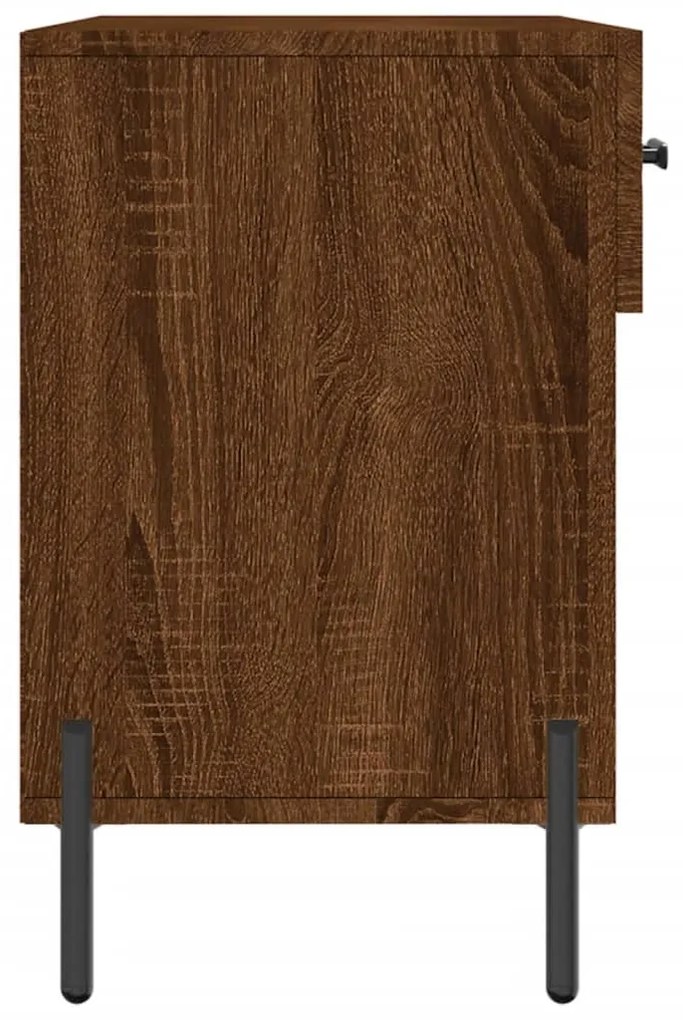 Banco sapateira 102x35x55 cm deriv. madeira carvalho castanho