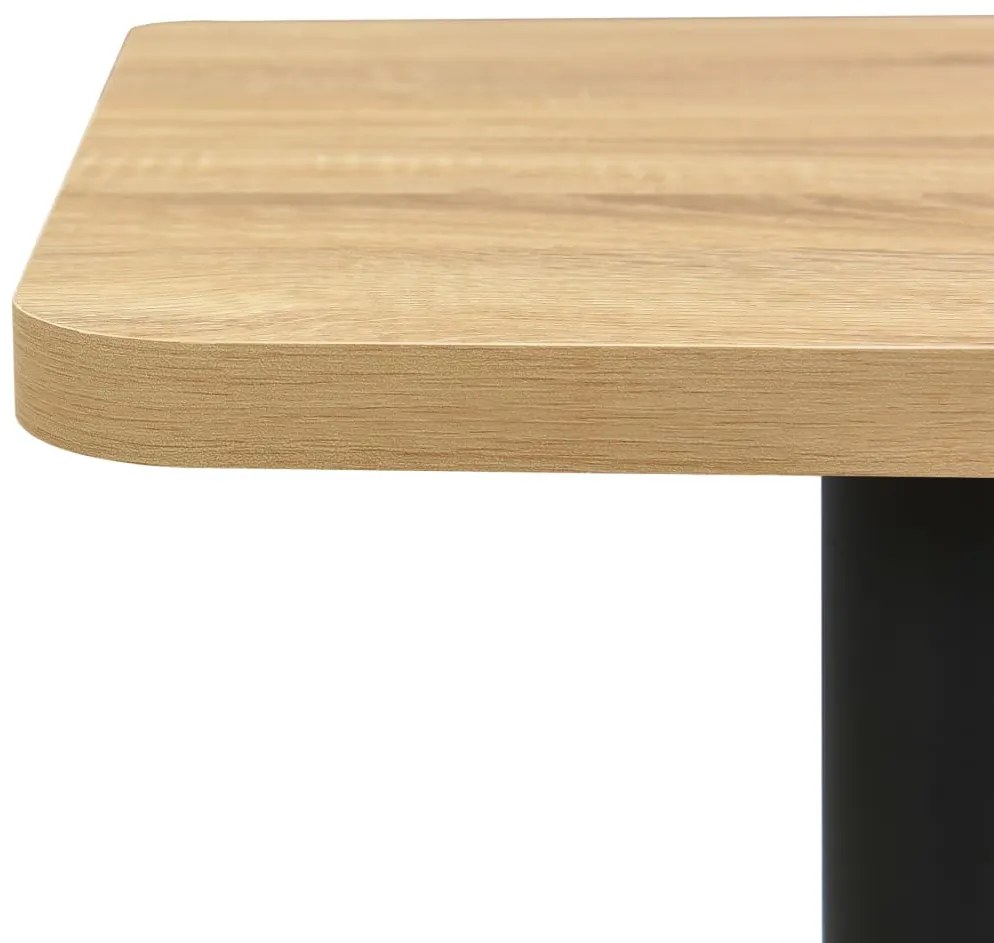 Mesa bistrô 60x60x107 cm cor carvalho