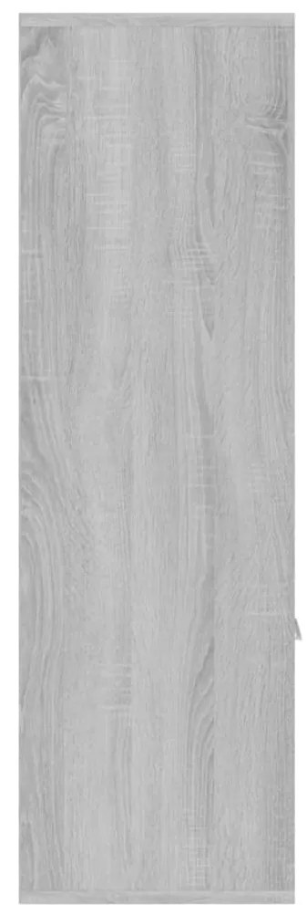 Estante 98x30x98 cm cor cinzento sonoma
