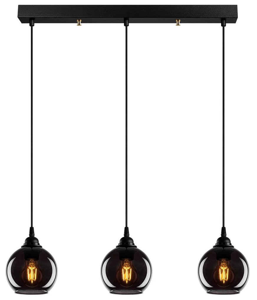 Chandelier Smoked – Fume – 65 x 65 cm