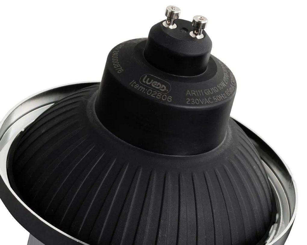 Conjunto de 5 Lâmpadas LED GU10 AR111 Reguláveis em 3 Passos em Kelvin 10W 800 lm 2700 - 3700K