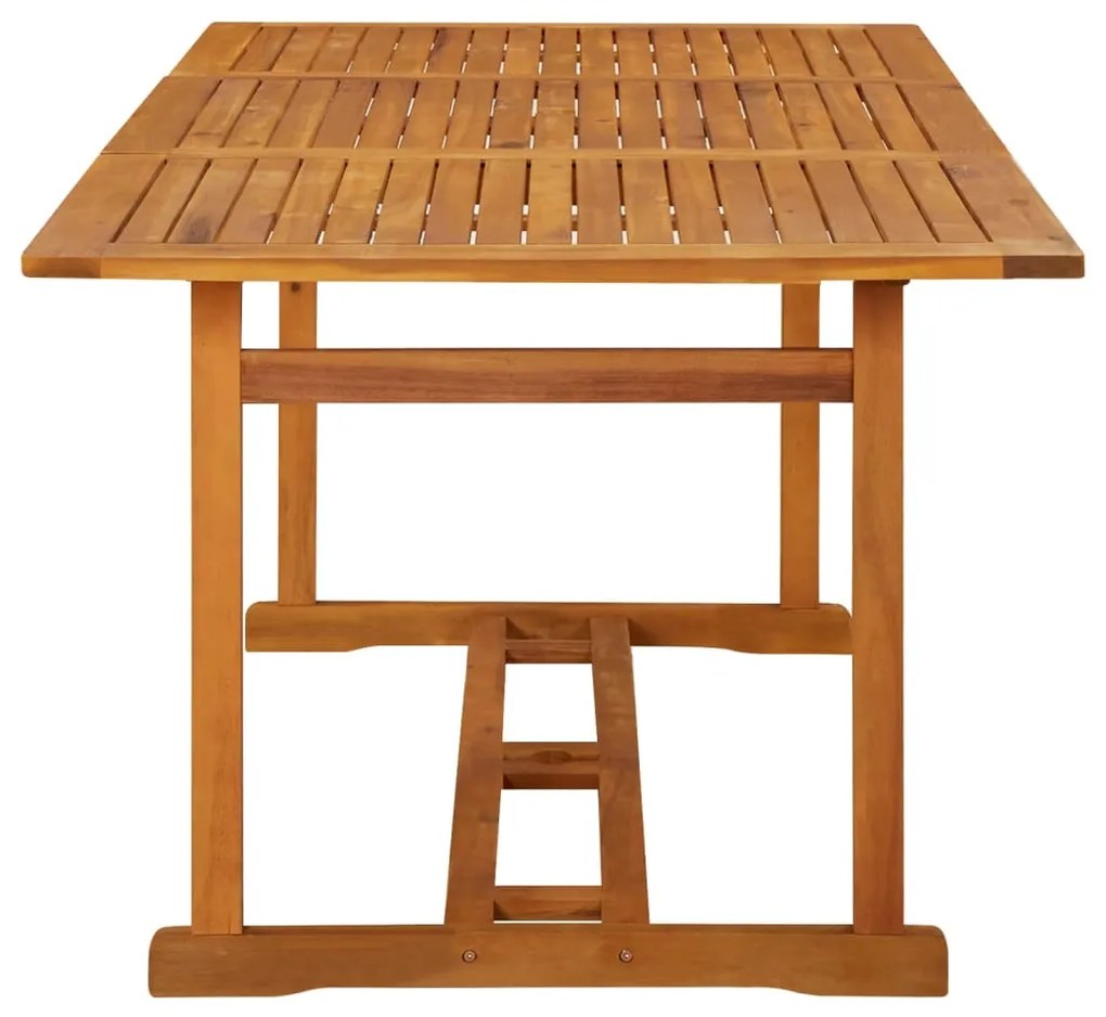 Mesa de jantar p/ jardim 180x90x75 cm madeira de acácia maciça
