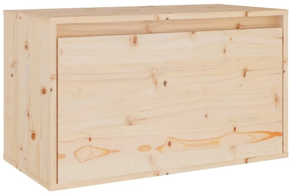 Conjunto de armário de TV 5 pcs madeira de pinho maciça