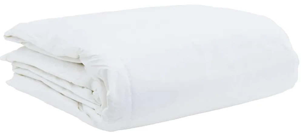 Edredão com travesseiro 3 pcs Branco 260 x 220 cm Penugem