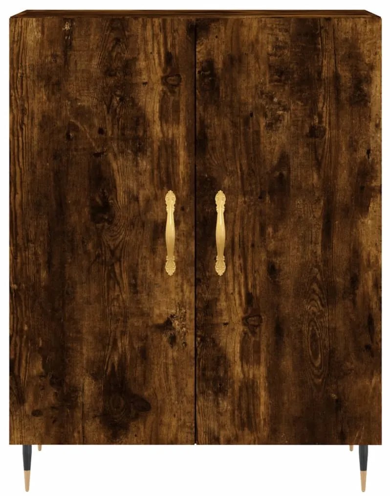 Aparador 69,5x34x90 cm derivados de madeira cor carvalho fumado