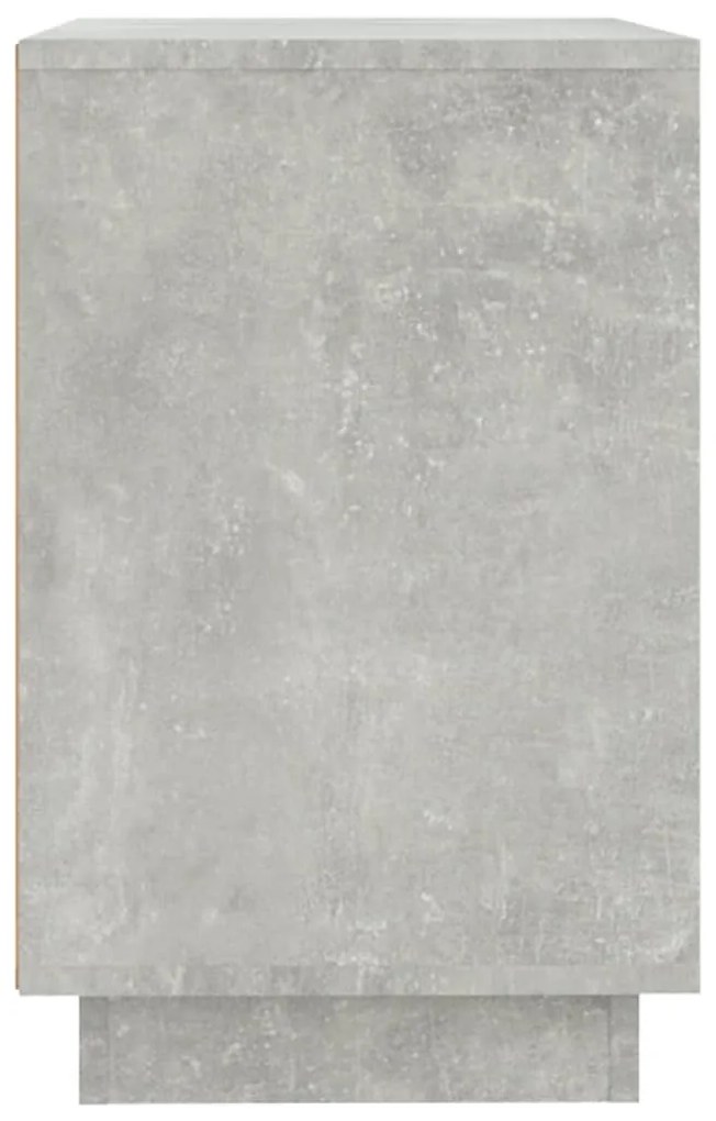 Aparador 102x35x55 cm derivados de madeira cinza-cimento