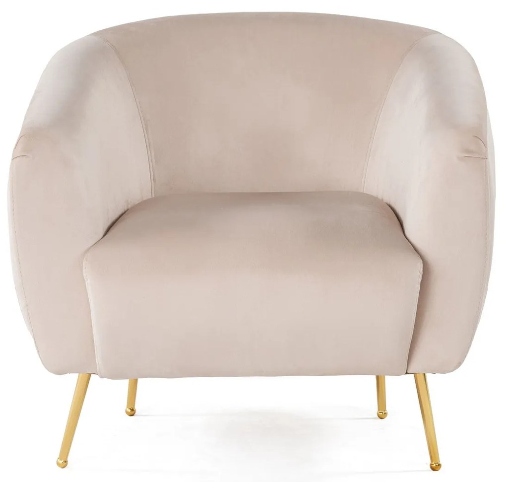 Cadeira Wing Eses – Bege – 70x82x82 cm