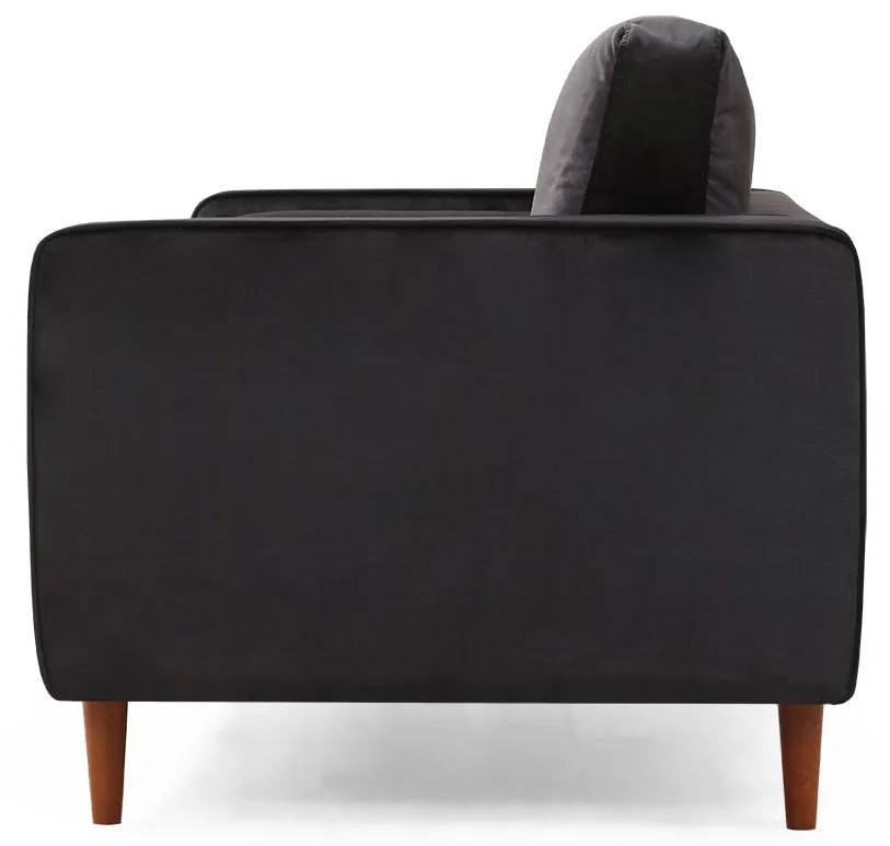 **** Sofá de 2 Lugares Rome – Preto Carvalho – 175x90x70 cm
**