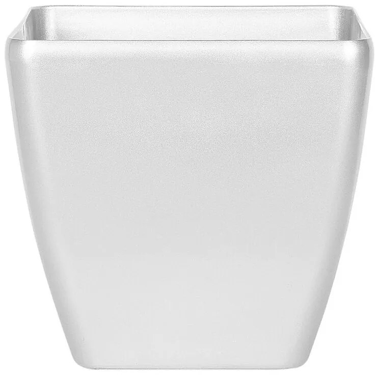 Vaso para plantas prateado 50 x 50 x 48 cm ASTRAS Beliani
