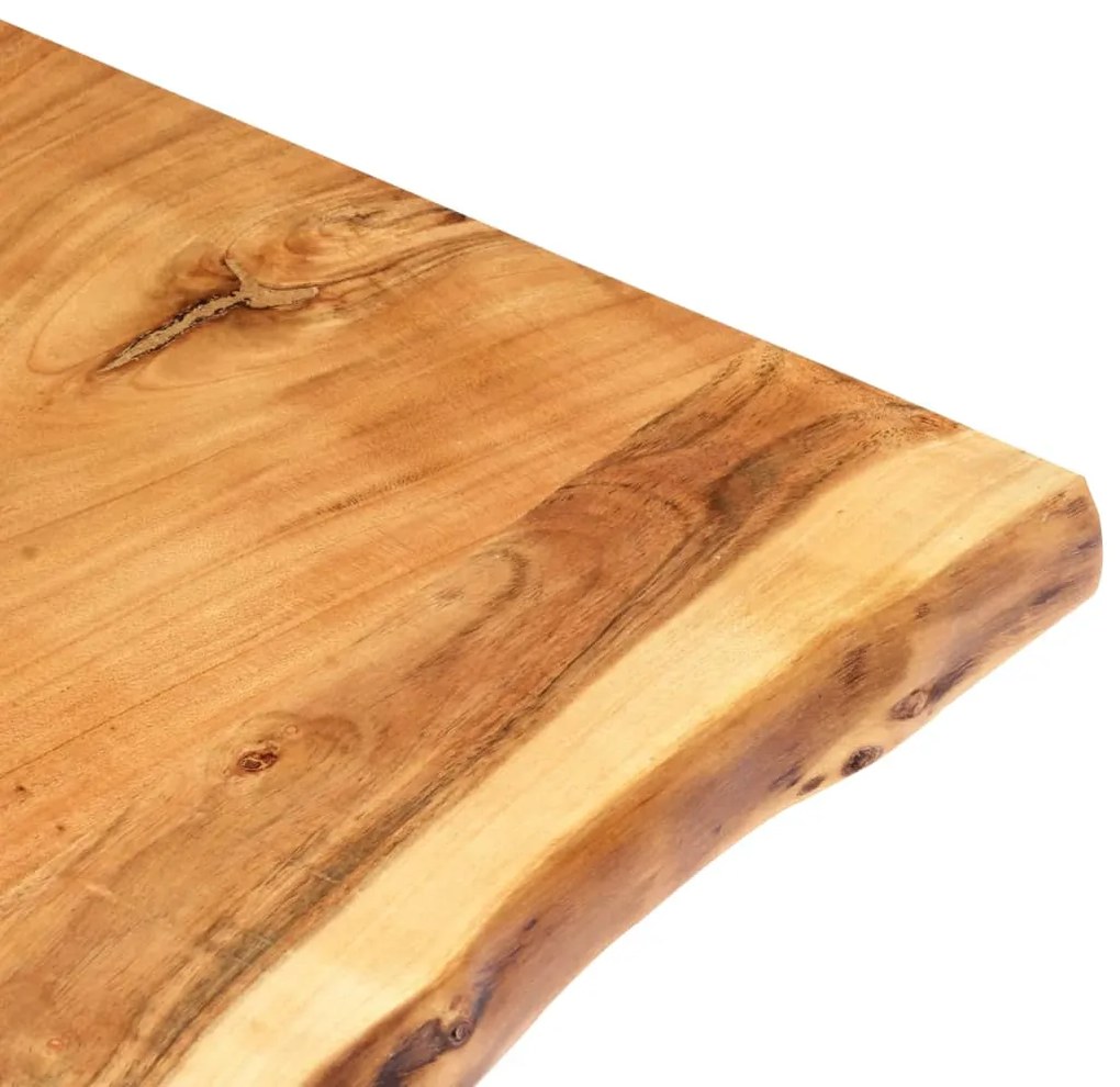 Tampo de mesa 100x(50-60)x3,8 cm madeira de acácia maciça