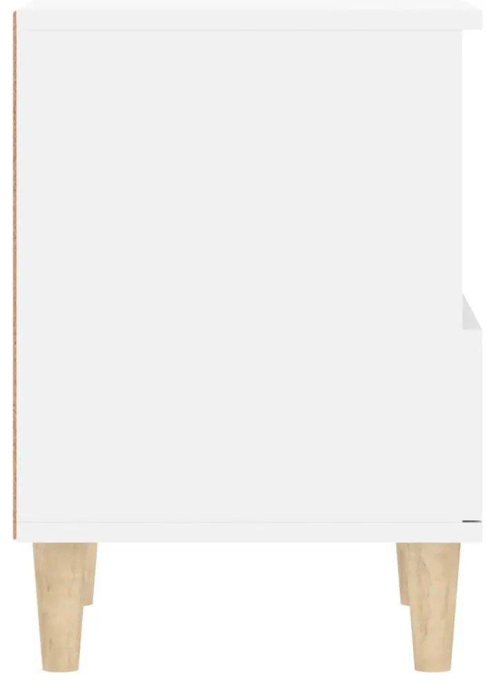 Mesas de cabeceira 2 pcs 40x35x50 cm branco
