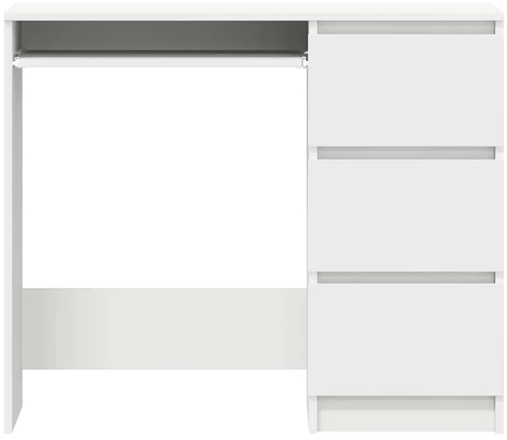 Secretária 90x45x76 cm derivados de madeira branco