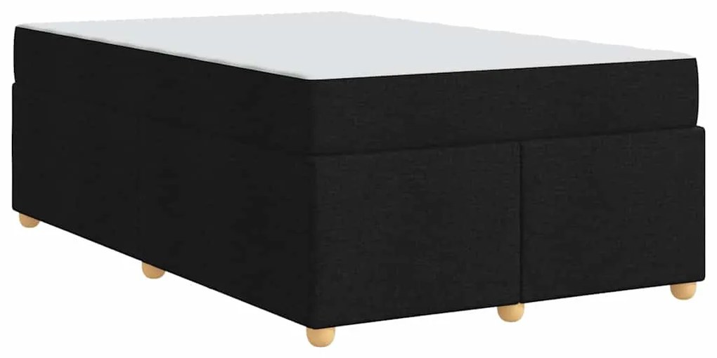 Estrutura de cama com colchão Outros Preto 120 x 200 cm tecido