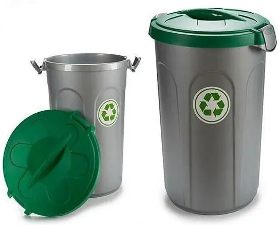 Balde de Lixo Verde (40 x 61 x 44,5 cm)