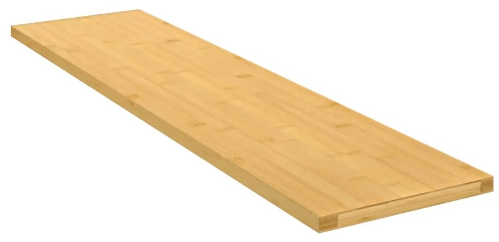 vidaXL Prateleira de parede 80x20x1,5 cm bambu