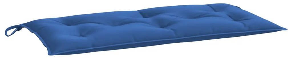 Almofadões p/ banco jardim 2 pcs 100x50x7 cm oxford azul royal