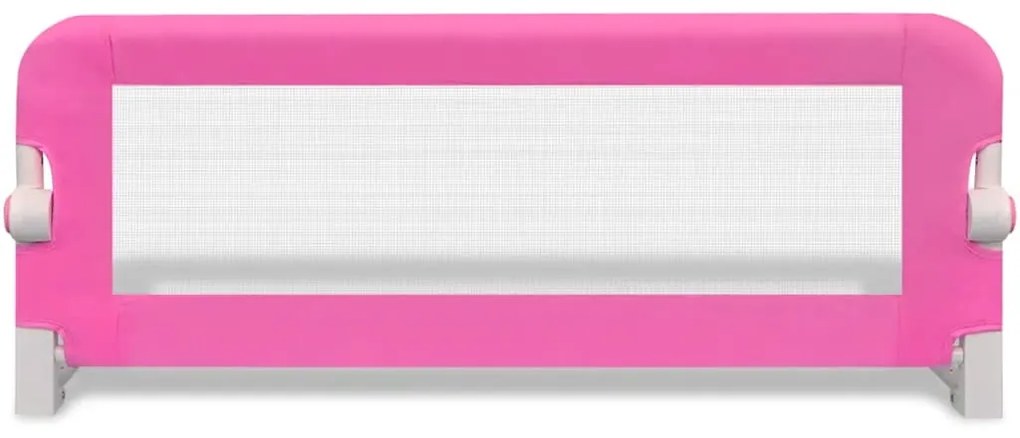 Toddler Barra de segurança para cama 102 x 42 cm rosa