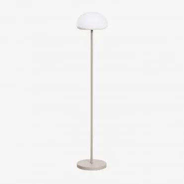 Luminária De Chão Led De Ferro Sem Fio Zeliro Verde Fumado - Sklum