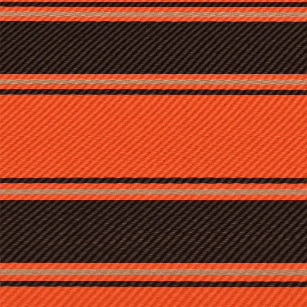 Toldo retrátil 100x150 cm laranja e castanho