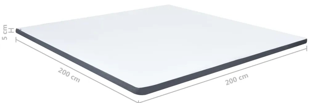 Sobre-colchão para cama boxspring 200x200x5 cm