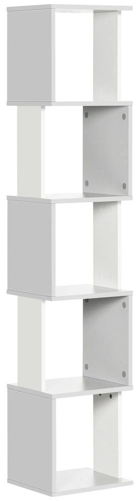 Estante com Prateleiras – Modelo Luleå – 33x28x161 – Madeira – 6 Nívei