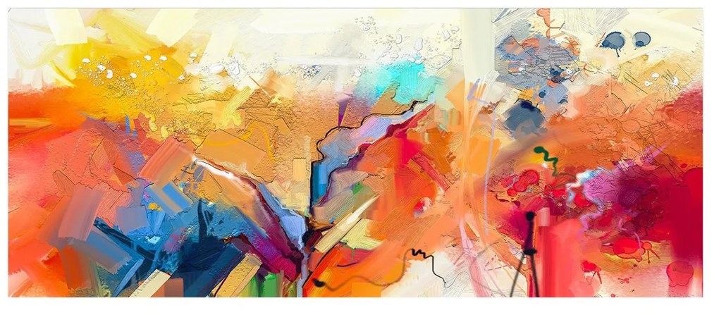 Pintura Decorativa em Tela YTY1040210842_50120 – Multicolor – 50 x 120
