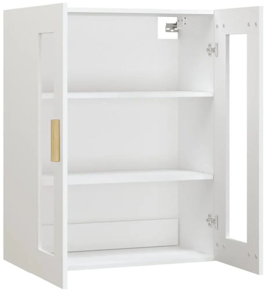 Armário de parede suspenso 69,5x34x90 cm branco
