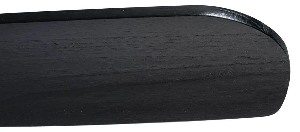 Ventilador de teto inteligente preto 132cm incl. LED regulável com controle remoto - Sofia Design