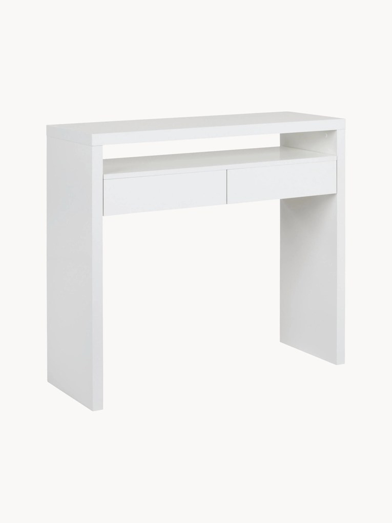 Secretária estreita com tampo extensível Teresa