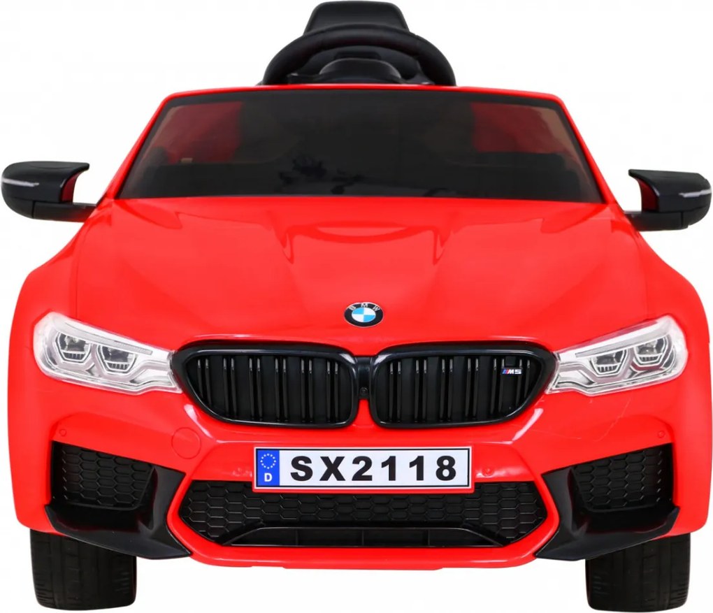 Carro elétrico para Crianças 3 a 7 anos 24V Bmw M5 DRIFT Vermelho