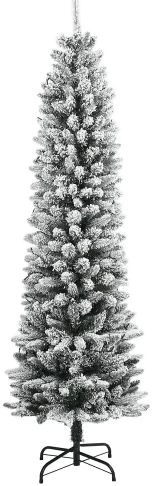 Árvore Natal artificial c/ 300 luzes LED e flocos de neve 240cm