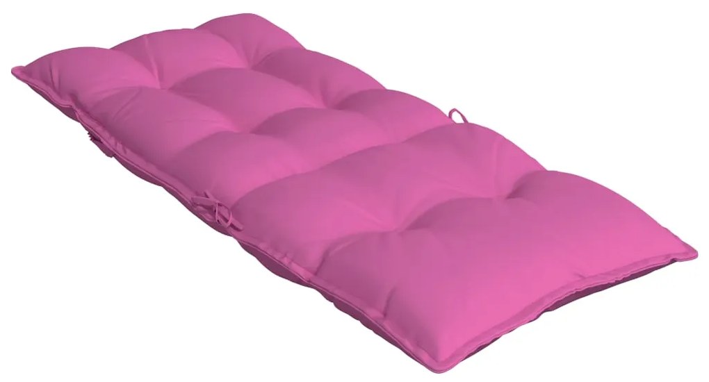 Almofadões p/ cadeira encosto alto 6 pcs tecido oxford rosa