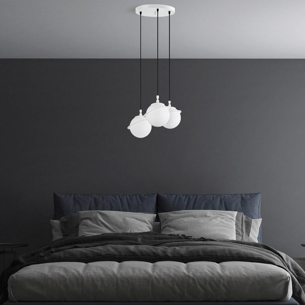Candeeiro de Teto Hug – Branco – 36 cm x 167 cm