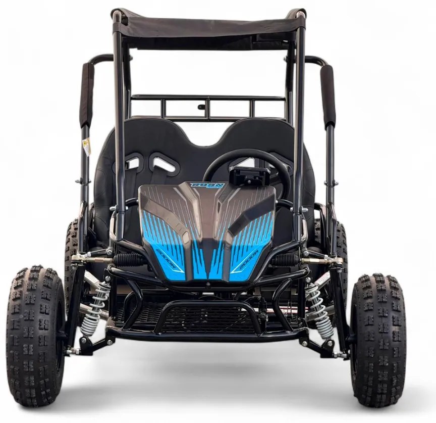 Buggy gasolina para crianças BUGGY 1500W ELÉCTRICO  2 Lugares Batería 60V 20Ah Azul