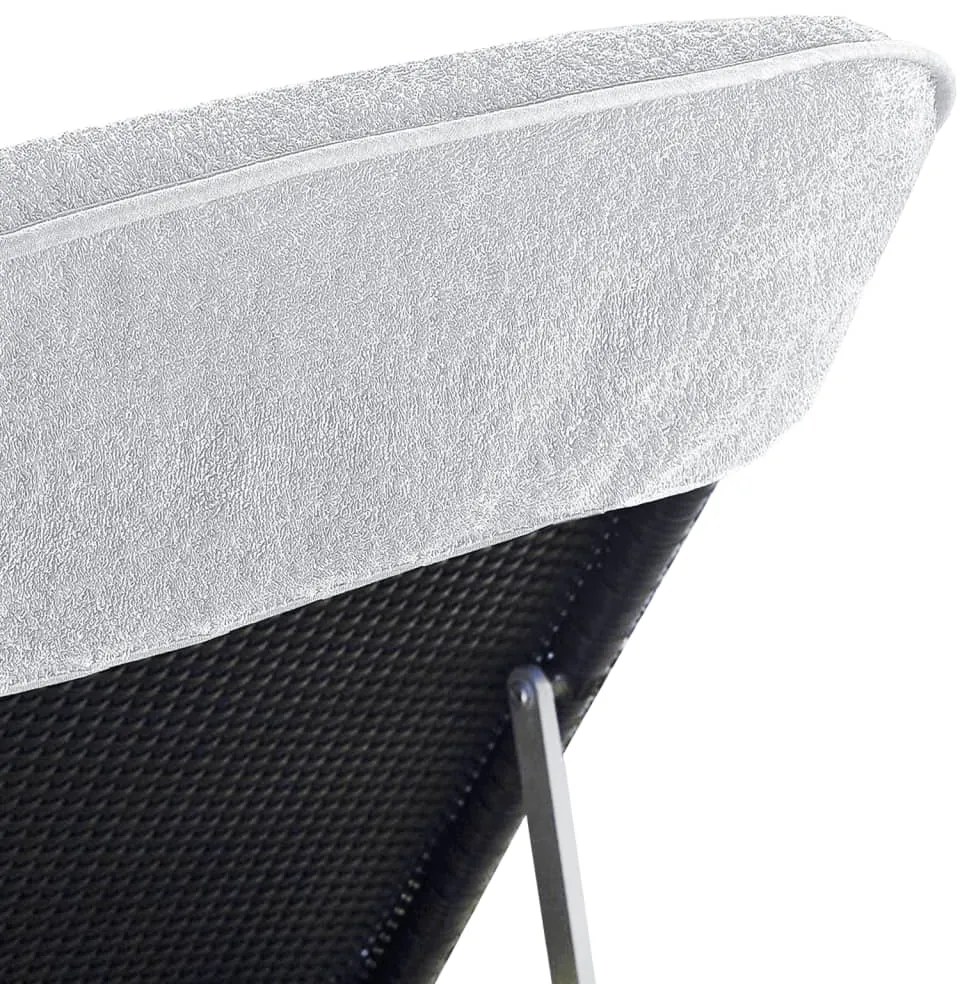 Toalhas de praia 4 pcs 60x135 cm tecido 400 GSM branco